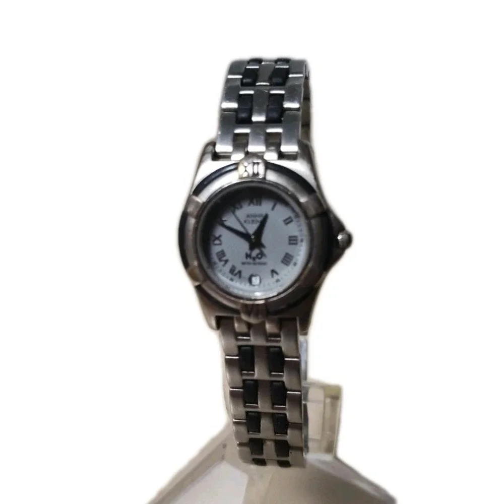 Anne Klein 2 H20 Stainless Steel Watch w/ Day of the Week Grey Roman Number Dial